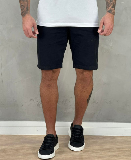 Bermuda Sarga Negra Masculina Benjamin - Forum