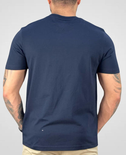 Camiseta Azul Marino Masculina Chest Insert Tee - Tommy Hilfiger