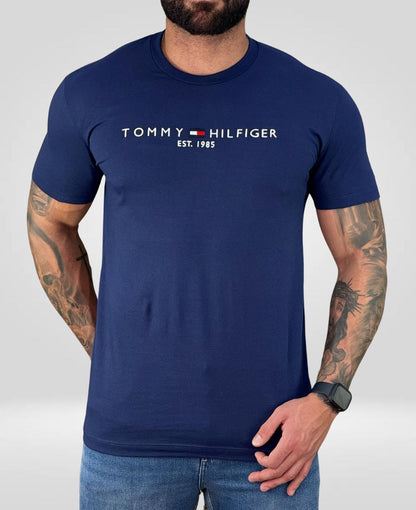 Camiseta Azul Marino Masculina Est.1985 - Tommy Hilfiger